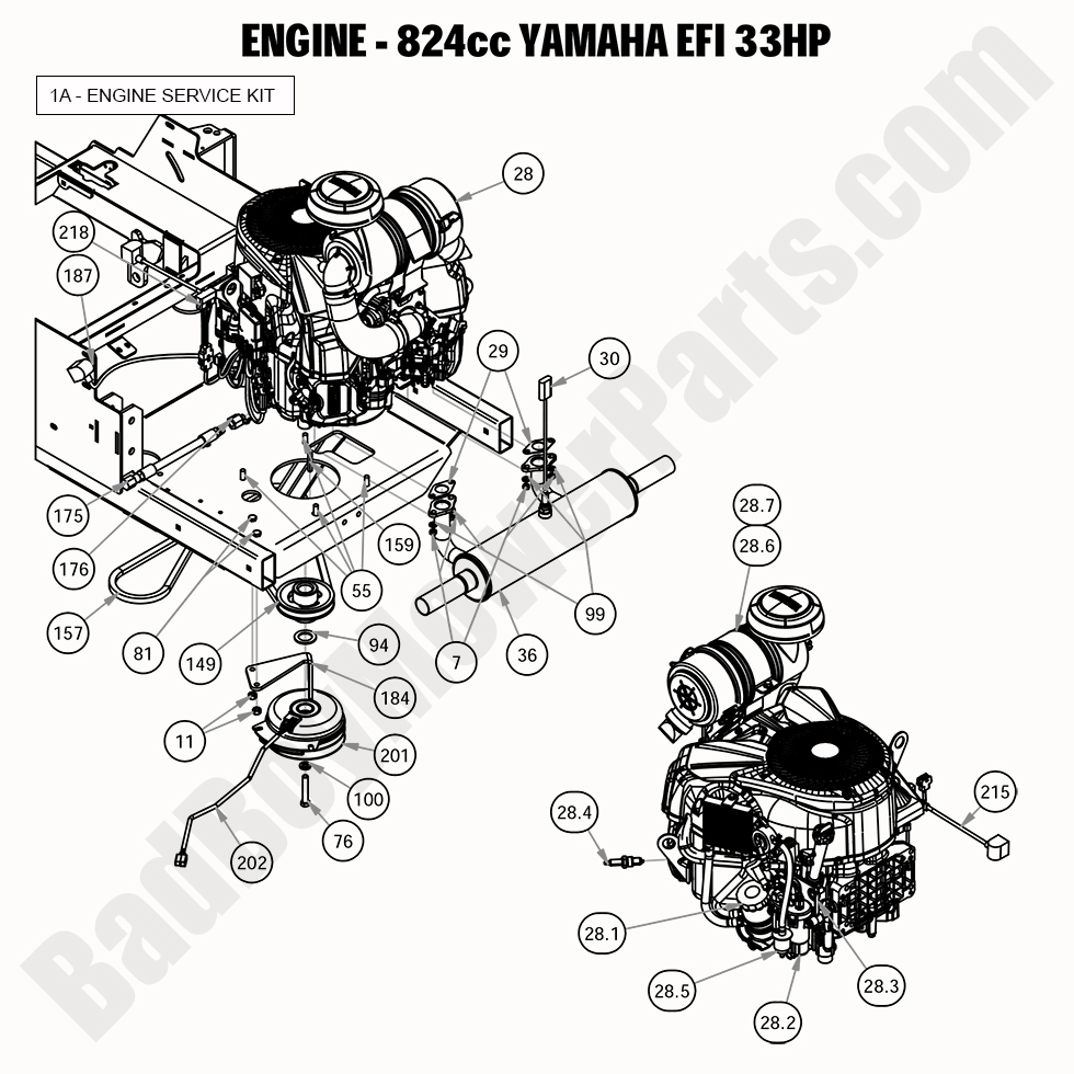 2020 Rogue Engine - 824cc Yamaha EFI